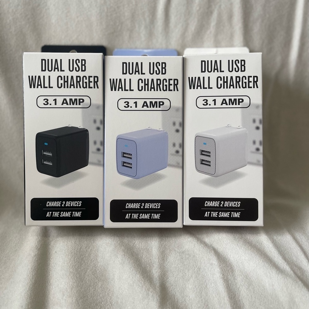 Dual USB Wall Charger x3 - Picture 4 of 5
